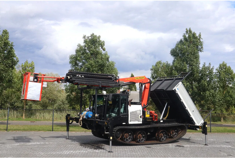 Prinoth PANTHER T8 | PALFINGER 18502 | WORK PLATFORM | CRANE / KRAN - Tombereau sur chenilles: photos 3 Prinoth PANTHER T8 | PALFINGER 18502 | WORK PLATFORM | CRANE / KRAN - Tombereau sur chenilles: photos 3