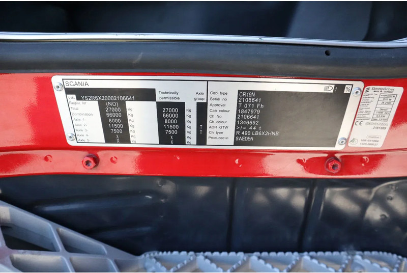 Camion fourgon Scania R490 | 6X2 | RETARDER | BDF | MOBILE WORKSHOP | WERKSTATT: photos 20