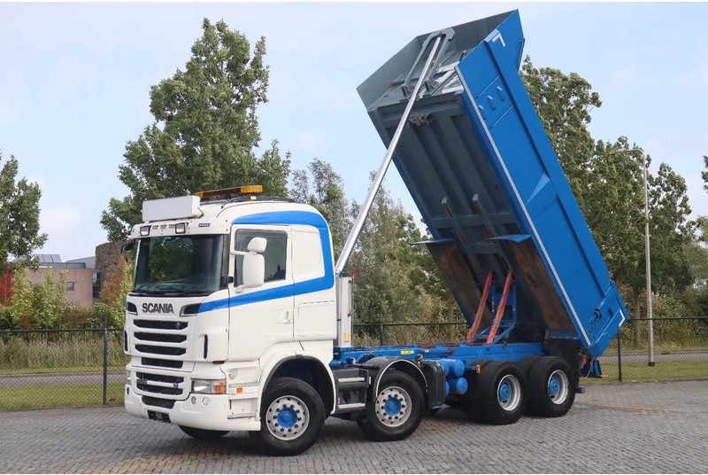 Scania R500 V8 | 8X4 | RETARDER | BIG AXLES | FULL STEEL | EURO 5 - Camion benne: photos 1 Scania R500 V8 | 8X4 | RETARDER | BIG AXLES | FULL STEEL | EURO 5 - Camion benne: photos 1