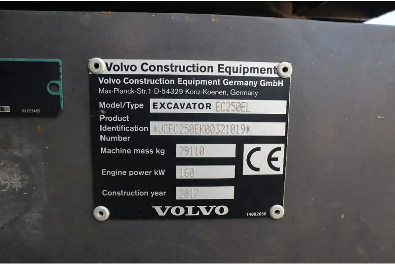 Pelle sur chenille Volvo EC250EL | EC 250 EL | ROTOTILT | BUCKET: photos 20
