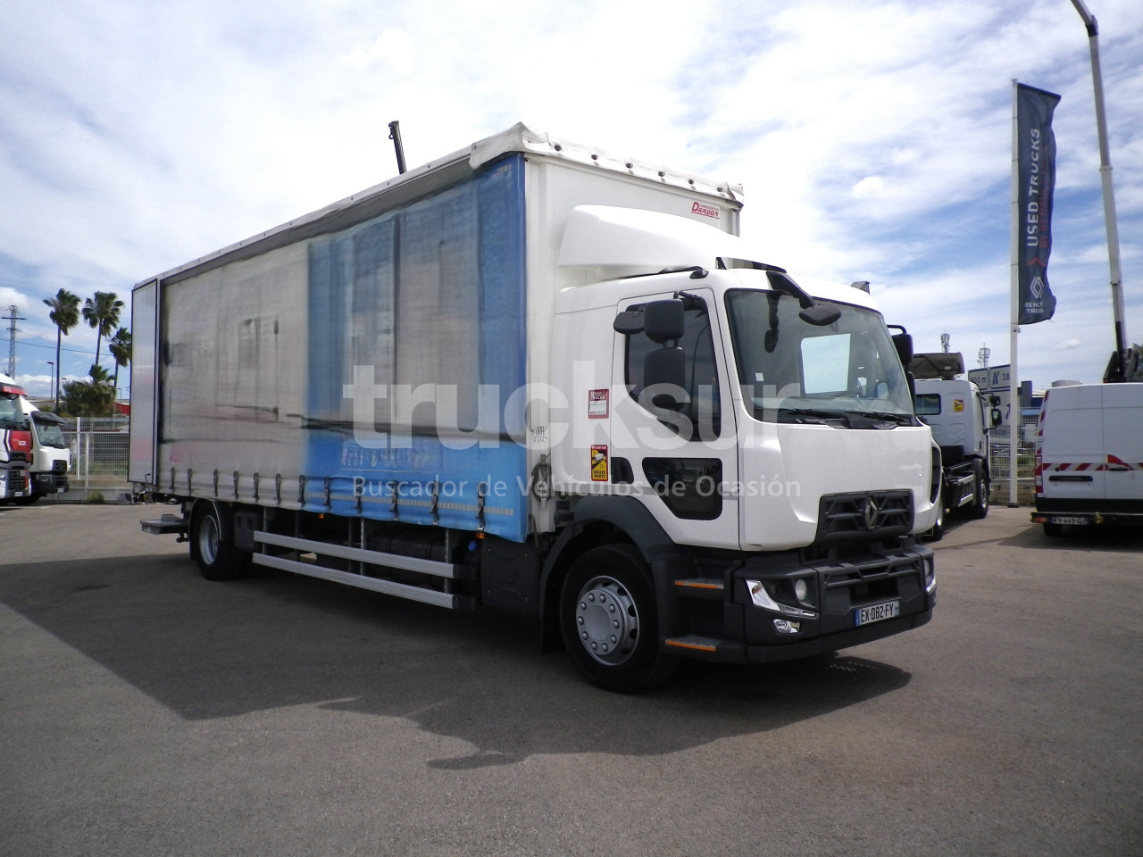 RENAULT D280.18 22P - Camion à rideaux coulissants: photos 2 RENAULT D280.18 22P - Camion à rideaux coulissants: photos 2