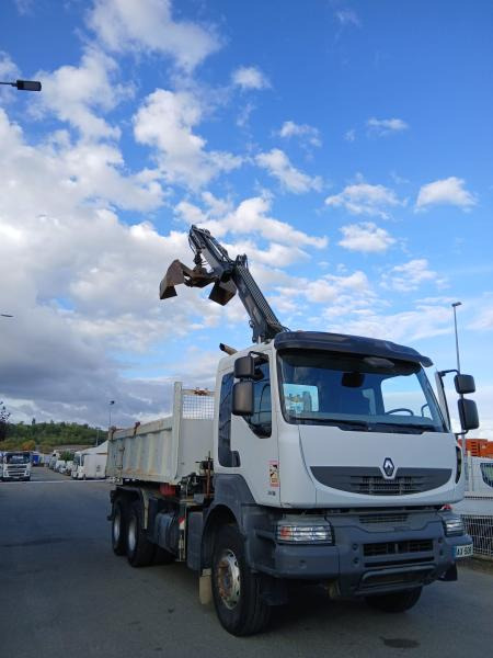 Renault Kerax 380 DXI - Camion benne, Camion grue: photos 2 Renault Kerax 380 DXI - Camion benne, Camion grue: photos 2