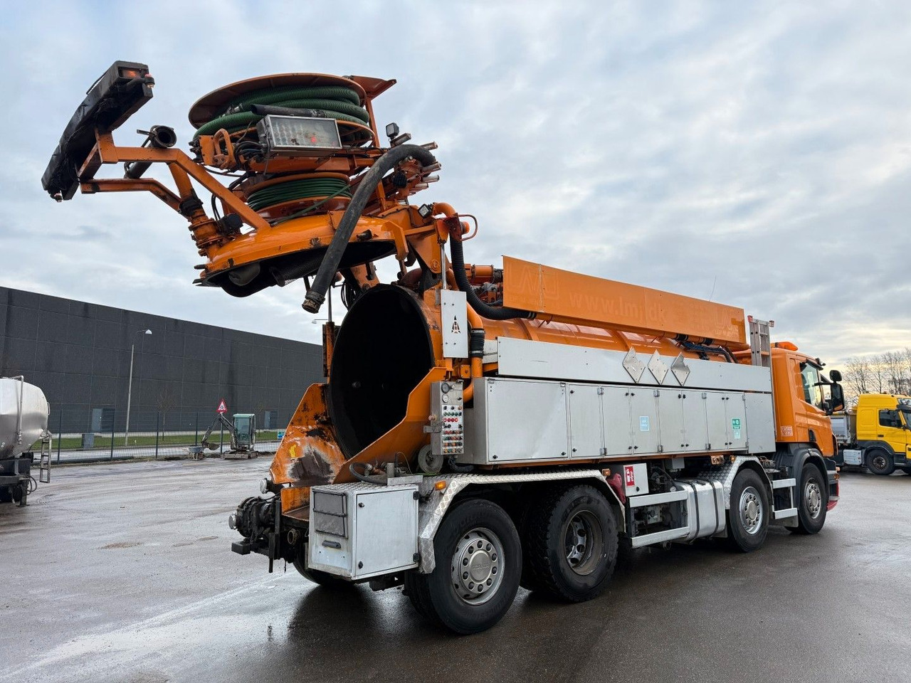 Scania P380 8x2*6 Hvidtved Larsen Flexline 414 - Camion hydrocureur: photos 5 Scania P380 8x2*6 Hvidtved Larsen Flexline 414 - Camion hydrocureur: photos 5