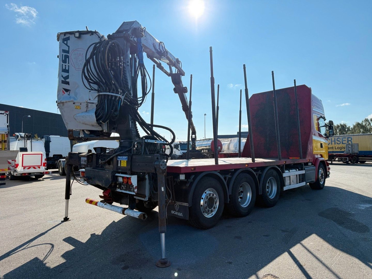 Scania R580 V8 8x4*4 Crane Kesla 21127 / Woodtransport - Camion grue: photos 3 Scania R580 V8 8x4*4 Crane Kesla 21127 / Woodtransport - Camion grue: photos 3