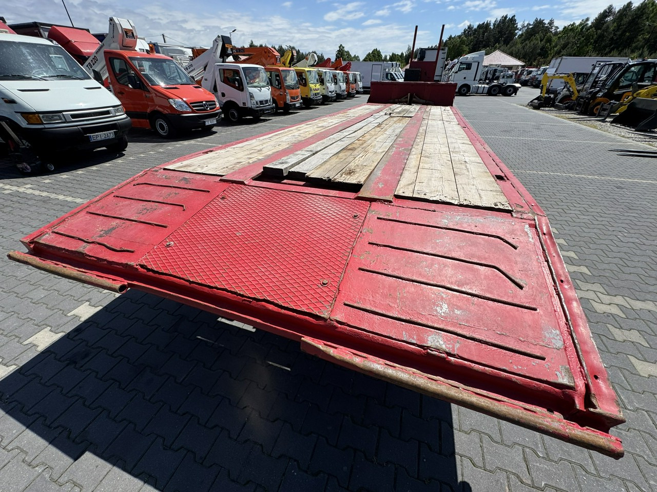 Semi-remorque surbaissé Blumhardt Niskopodwozie SAL 40.24 3-Osie BPW Tylna Skrętna: photos 15