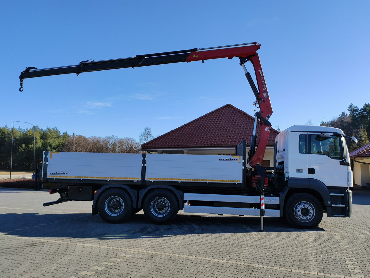 MAN TGS 26.360 6x4 - Camion plateau, Camion grue: photos 4 MAN TGS 26.360 6x4 - Camion plateau, Camion grue: photos 4