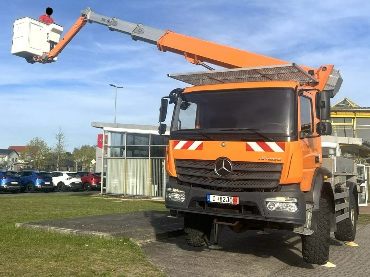 Mercedes Atego 718 E6 4x4 Zwyżka PALFINGER P210 BK Podnośnik Koszowy - Camion avec nacelle: photos 2 Mercedes Atego 718 E6 4x4 Zwyżka PALFINGER P210 BK Podnośnik Koszowy - Camion avec nacelle: photos 2