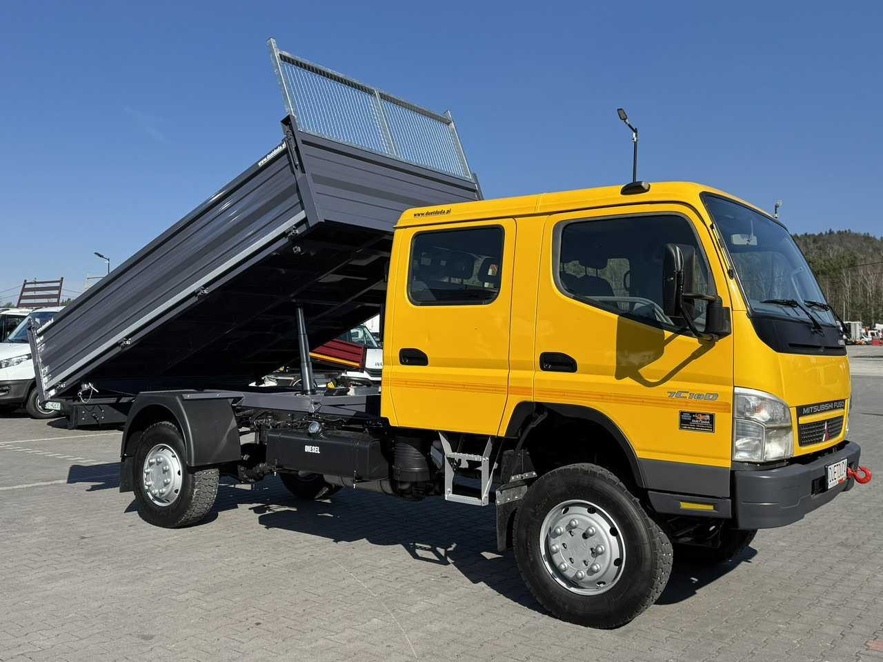 Camion benne Mitsubishi Canter Fuso 4x4 17C18D 4.9/180KM Wywrotka 3-stronna: photos 13