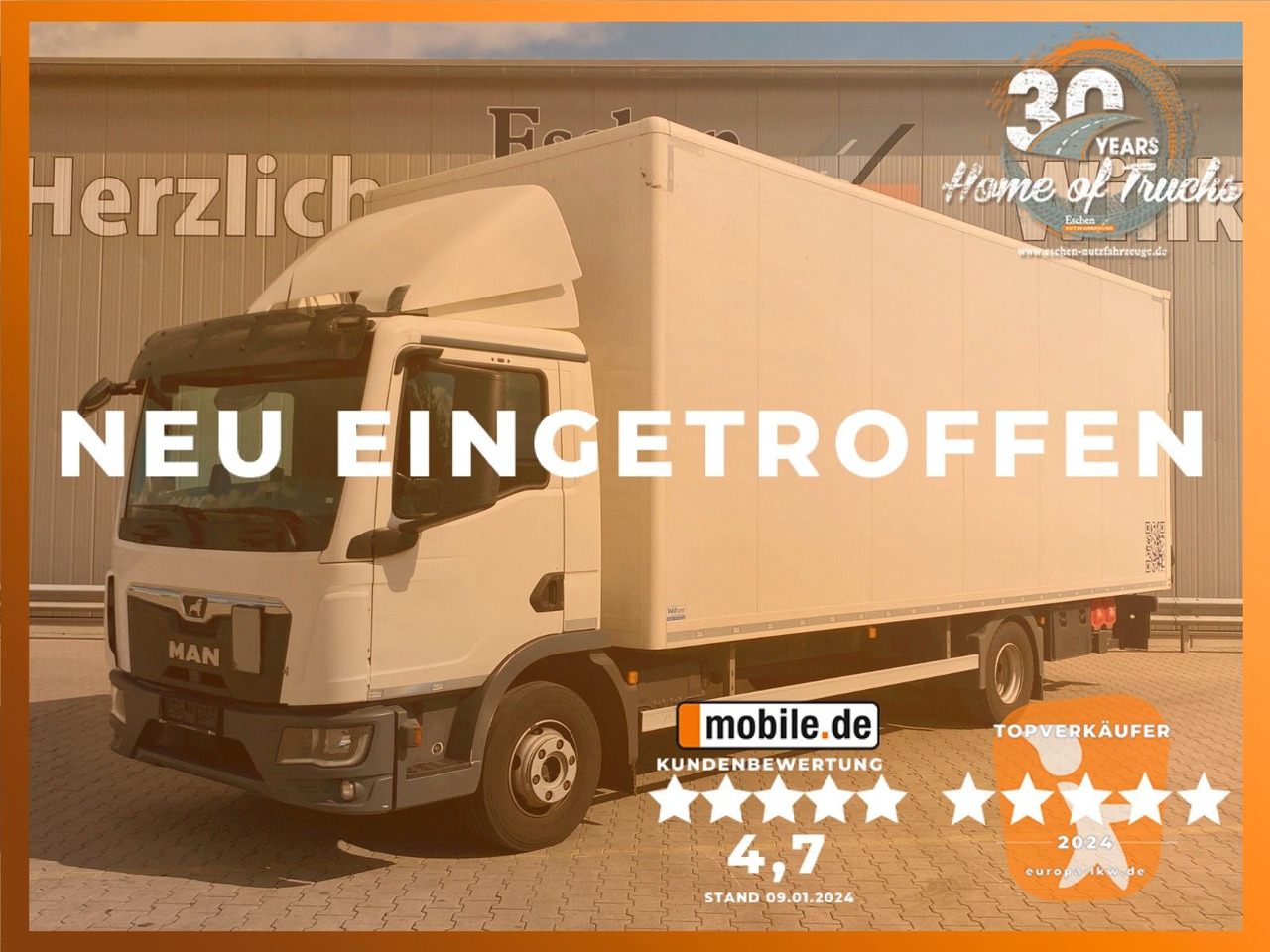 MAN TGL 12.220 Automatik*LBW*HU+BremseNEU*Navi*Kamer - Camion fourgon: photos 1 MAN TGL 12.220 Automatik*LBW*HU+BremseNEU*Navi*Kamer - Camion fourgon: photos 1