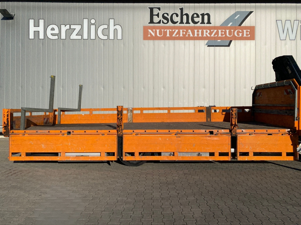 Camion plateau, Camion grue MAN TGM 15.290 4x2 BL / HIAB Faltkran: photos 8