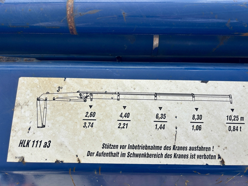 Camion plateau, Camion grue MAN TGS 18.360 4x2 LL / MKG HLK 111 Kran: photos 6