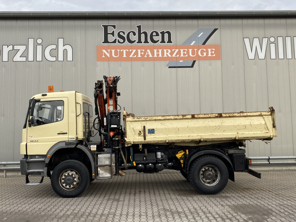 Mercedes-Benz 1833 4x4 AK / Atlas 105.2-AS Kran - Camion benne: photos 3 Mercedes-Benz 1833 4x4 AK / Atlas 105.2-AS Kran - Camion benne: photos 3