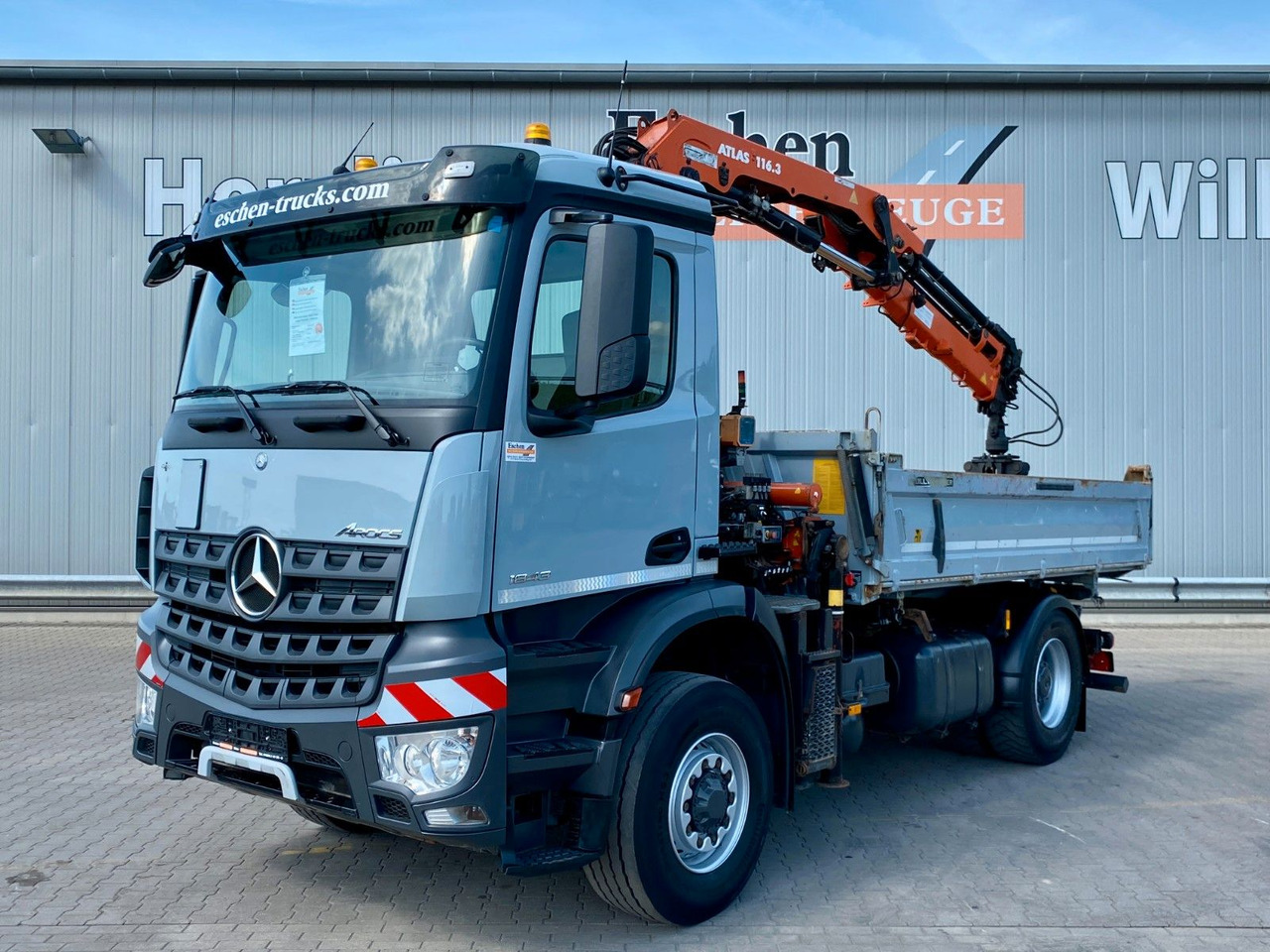 Mercedes-Benz Arocs 1843 HAD 4x4 | Atlas 116.3-A3*5+6.Kreis - Camion benne, Camion grue: photos 2 Mercedes-Benz Arocs 1843 HAD 4x4 | Atlas 116.3-A3*5+6.Kreis - Camion benne, Camion grue: photos 2