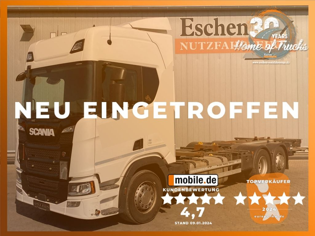 Scania R 450 B 6x2*4 | LBW 1,50to.*AHK*Retarder*Navi*AC - Camion porte-conteneur/ Caisse mobile: photos 1 Scania R 450 B 6x2*4 | LBW 1,50to.*AHK*Retarder*Navi*AC - Camion porte-conteneur/ Caisse mobile: photos 1