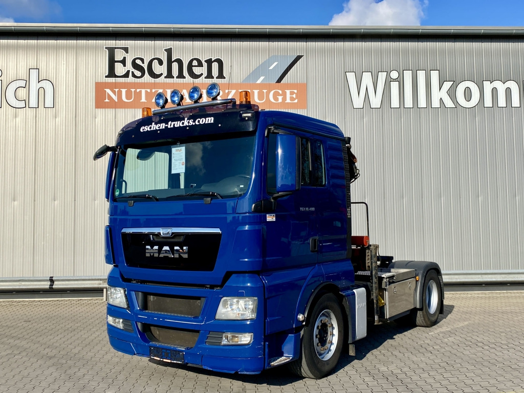 MAN TGX 18.400 4x2 BLS / Palfinger PK15500 Kran - Tracteur routier: photos 1 MAN TGX 18.400 4x2 BLS / Palfinger PK15500 Kran - Tracteur routier: photos 1
