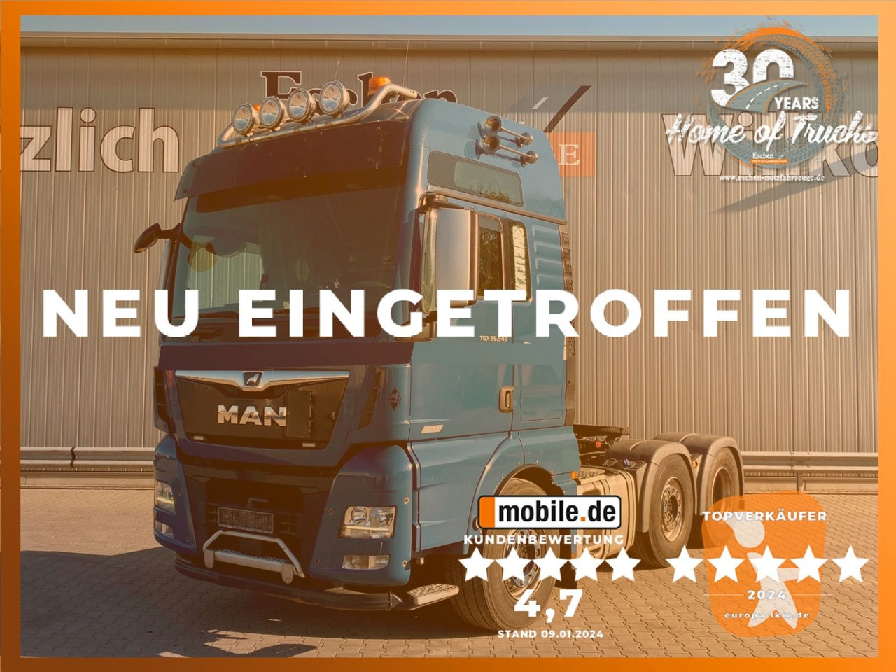 MAN TGX 26.540 6x2/4 | D38*Hydraulik*Retarder*ACC - Tracteur routier: photos 1 MAN TGX 26.540 6x2/4 | D38*Hydraulik*Retarder*ACC - Tracteur routier: photos 1