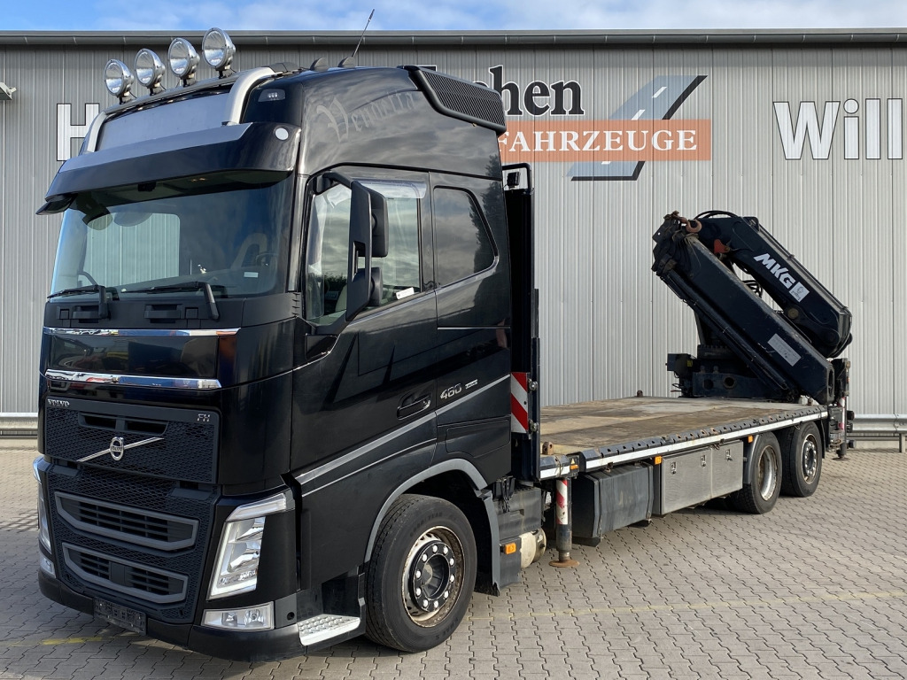 Volvo FH 460 / MKG HLK 531 HPa6 Kran - Camion plateau, Camion grue: photos 2 Volvo FH 460 / MKG HLK 531 HPa6 Kran - Camion plateau, Camion grue: photos 2