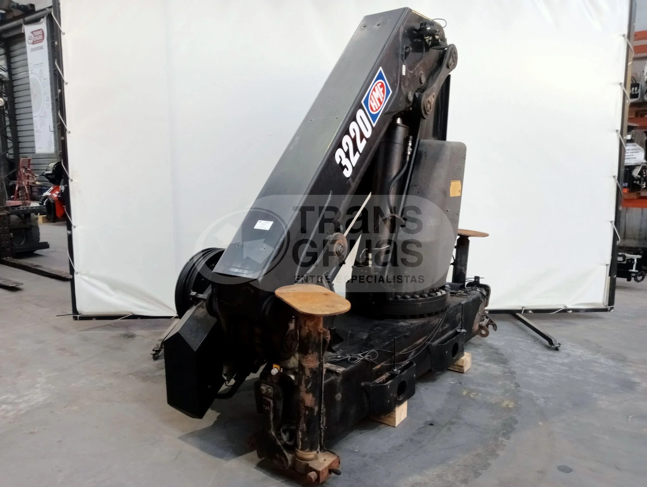 Grúa hidráulica HMF 3220 K5 - Grue auxiliaire: photos 4 Grúa hidráulica HMF 3220 K5 - Grue auxiliaire: photos 4