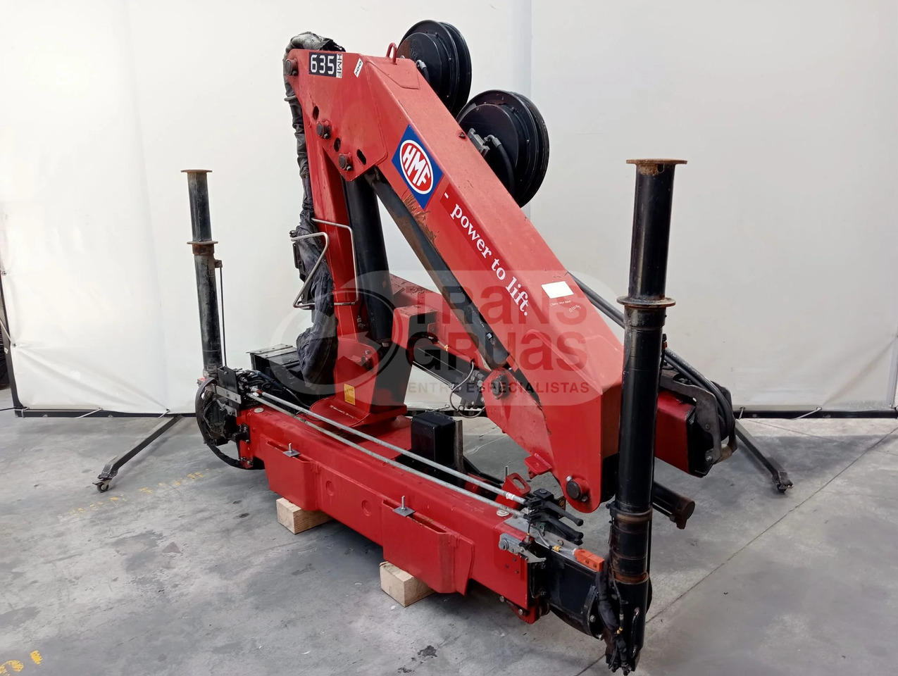 Grúa hidráulica HMF 635 K2 - Grue auxiliaire: photos 4 Grúa hidráulica HMF 635 K2 - Grue auxiliaire: photos 4