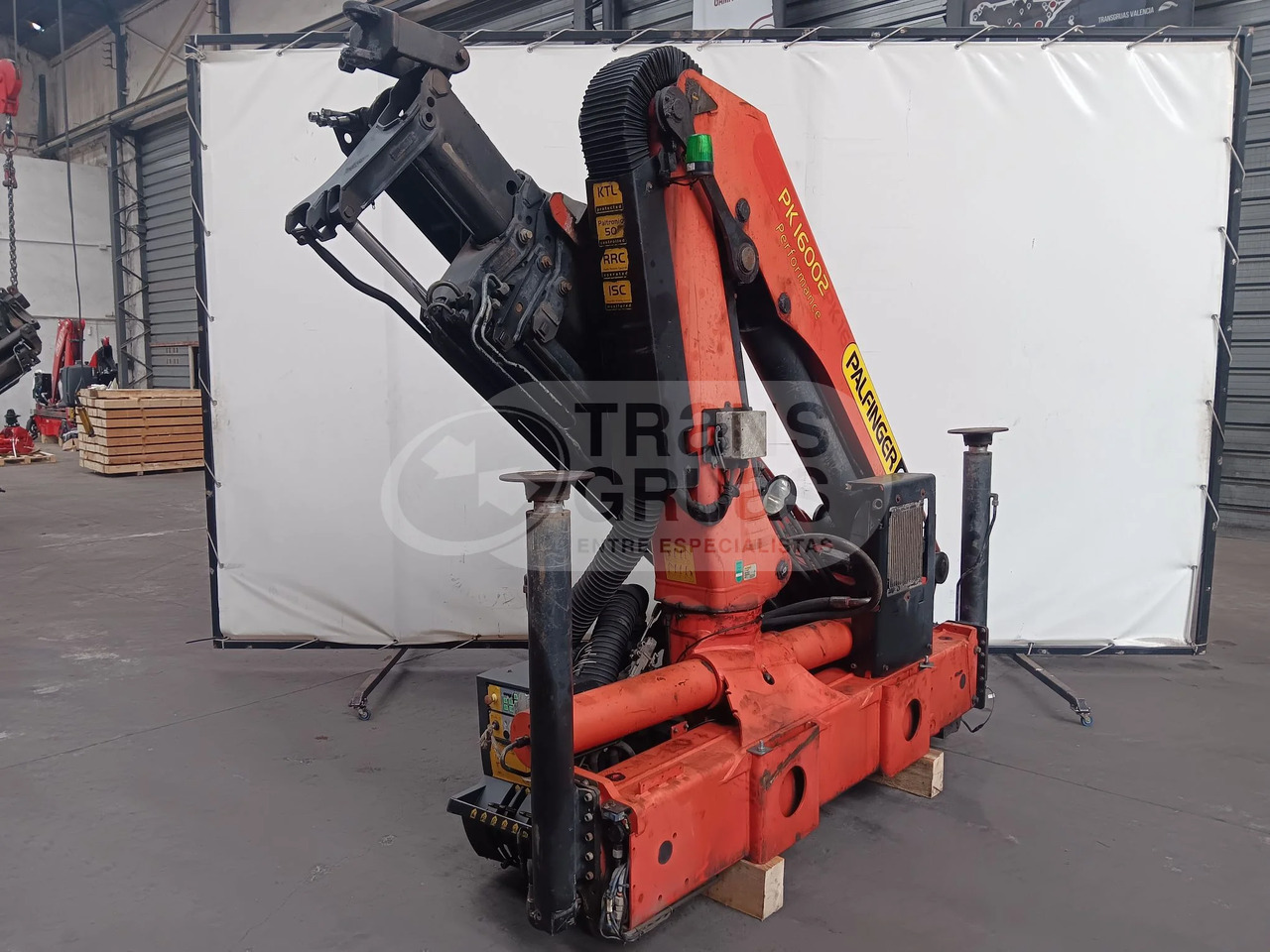 Grúa hidráulica Palfinger PK 16002 - Grue auxiliaire: photos 4 Grúa hidráulica Palfinger PK 16002 - Grue auxiliaire: photos 4