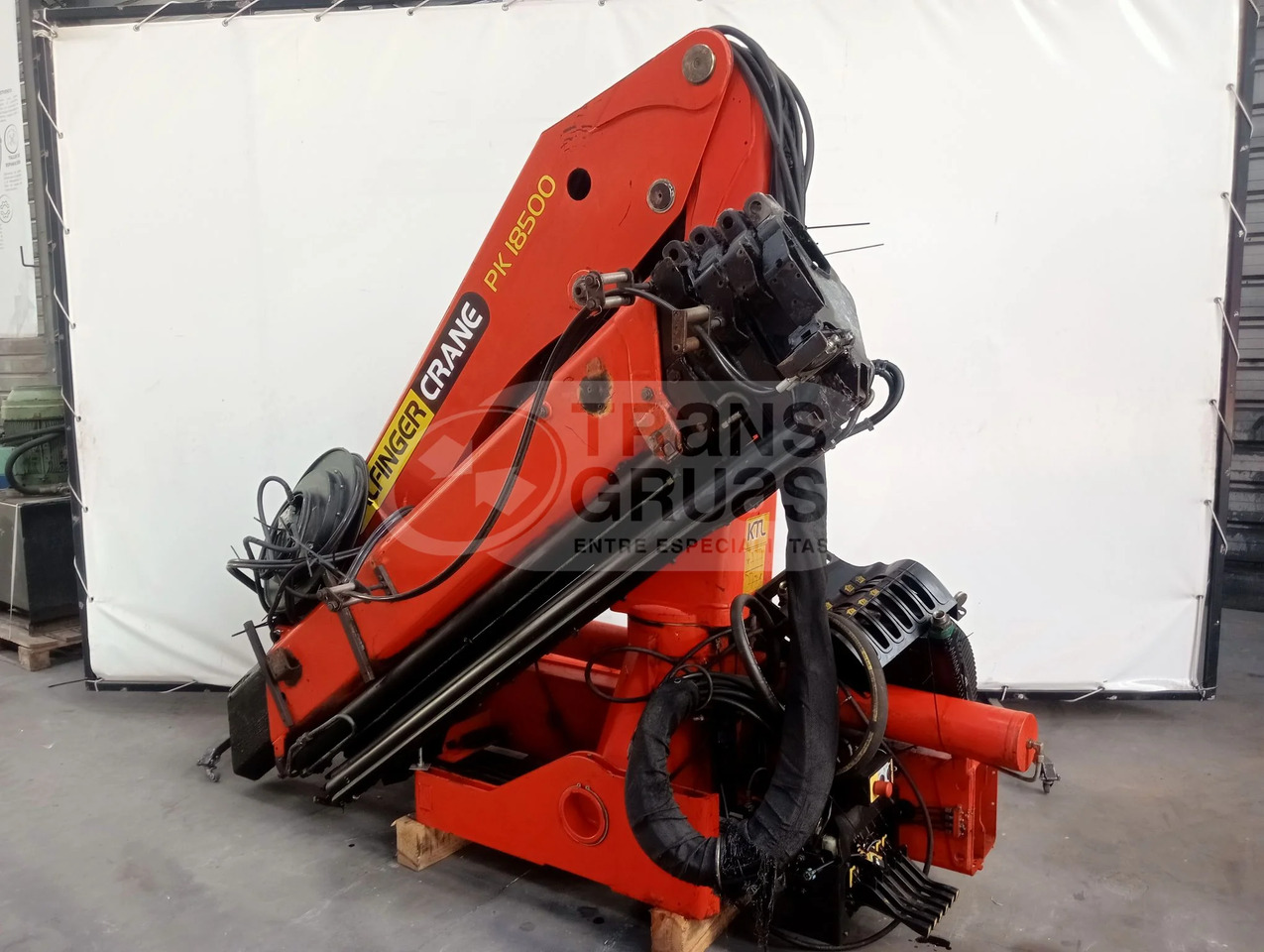 Grúa hidráulica Palfinger PK 18500 - Grue auxiliaire: photos 3 Grúa hidráulica Palfinger PK 18500 - Grue auxiliaire: photos 3