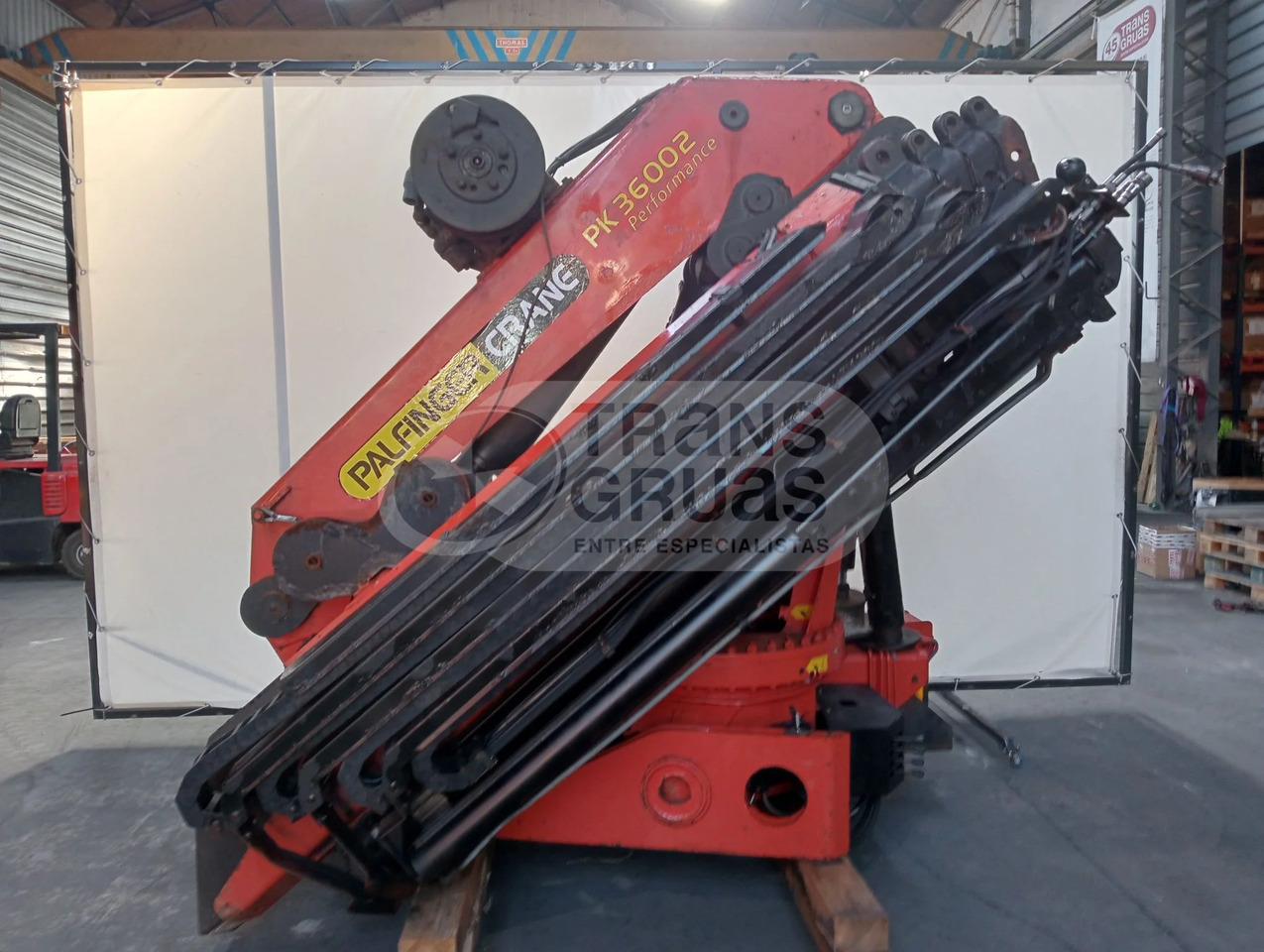 Grúa hidráulica Palfinger PK 36002 - Grue auxiliaire: photos 1 Grúa hidráulica Palfinger PK 36002 - Grue auxiliaire: photos 1