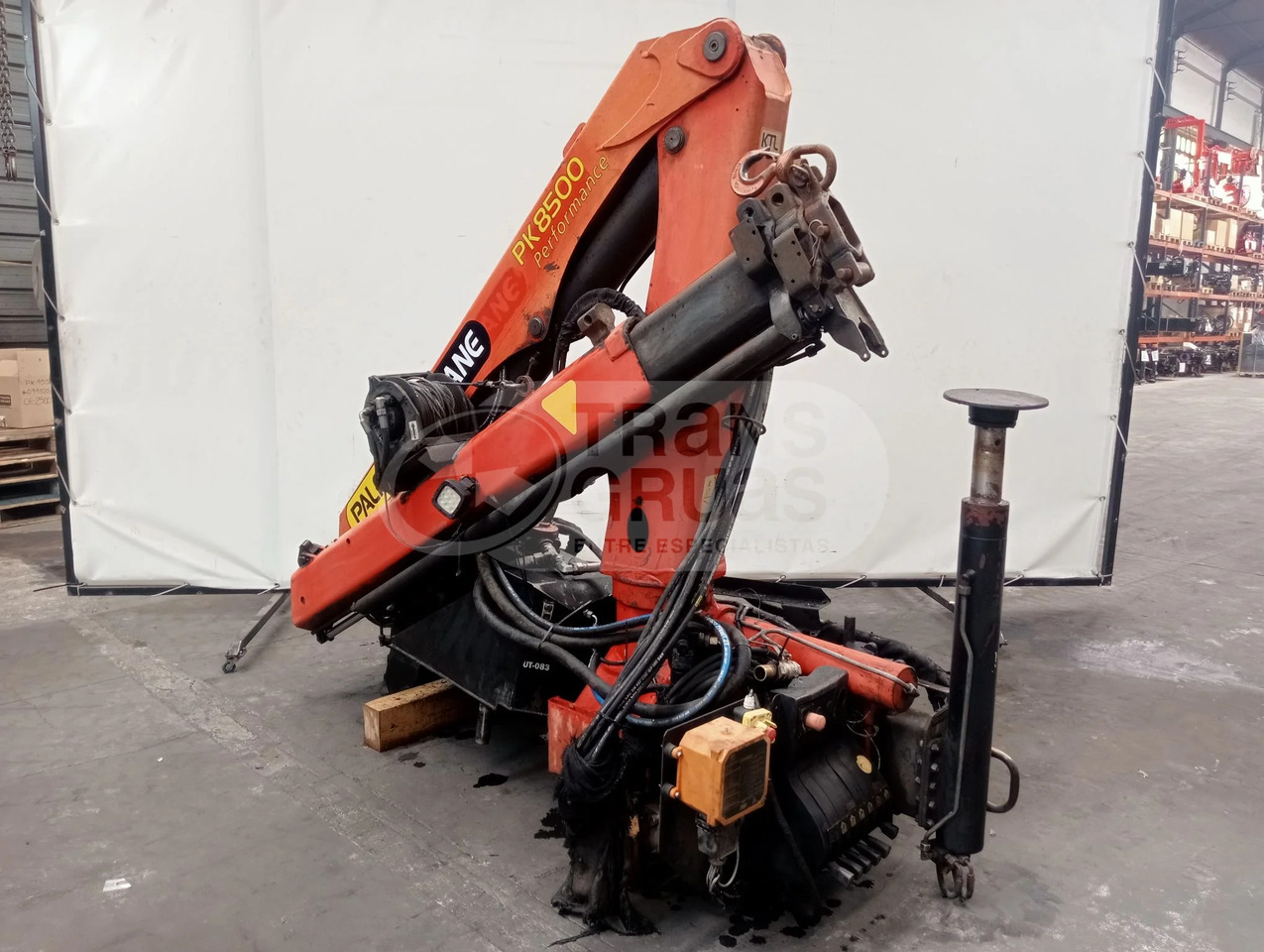 Grúa hidráulica Palfinger PK 8500 - Grue auxiliaire: photos 3 Grúa hidráulica Palfinger PK 8500 - Grue auxiliaire: photos 3