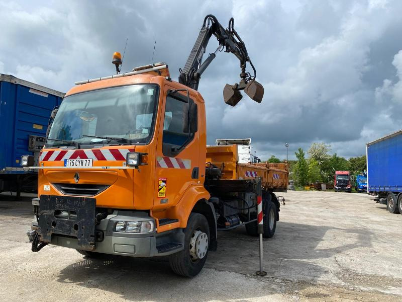 Renault Midlum 180 DCI - Camion benne, Camion grue: photos 4 Renault Midlum 180 DCI - Camion benne, Camion grue: photos 4