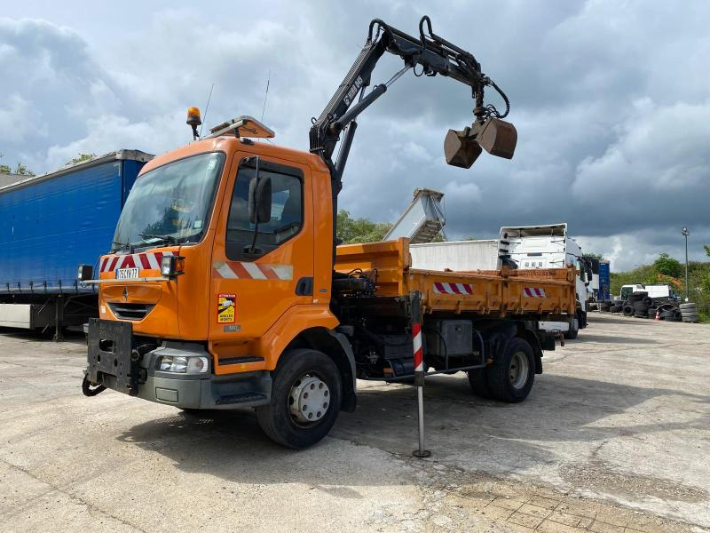 Renault Midlum 180 DCI - Camion benne, Camion grue: photos 5 Renault Midlum 180 DCI - Camion benne, Camion grue: photos 5