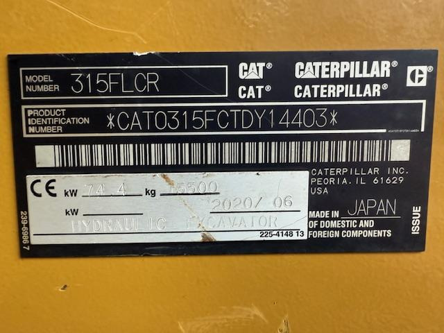 Cat 315 F LCR - Pelle sur chenille: photos 5 Cat 315 F LCR - Pelle sur chenille: photos 5