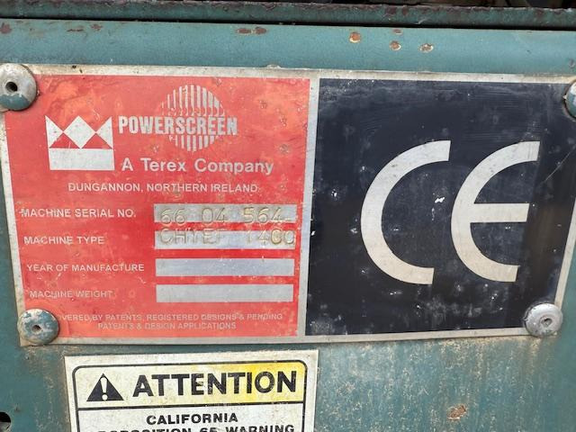 Terex Powerscreen Warrior 1400 - Crible: photos 5 Terex Powerscreen Warrior 1400 - Crible: photos 5