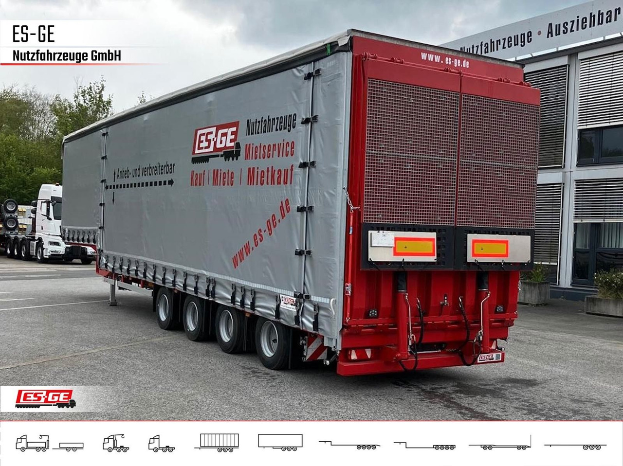 Dinkel 4-Achs-Jumbotieflader - doppelte Rampen Dinkel 4-Achs-Jumbotieflader - doppelte Rampen - Semi-remorque surbaissé: photos 2 Dinkel 4-Achs-Jumbotieflader - doppelte Rampen Dinkel 4-Achs-Jumbotieflader - doppelte Rampen - Semi-remorque surbaissé: photos 2