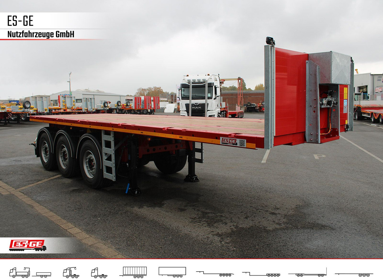 ES-GE 3-Achs-Ballastauflieger - Semi-remorque plateau: photos 4 ES-GE 3-Achs-Ballastauflieger - Semi-remorque plateau: photos 4