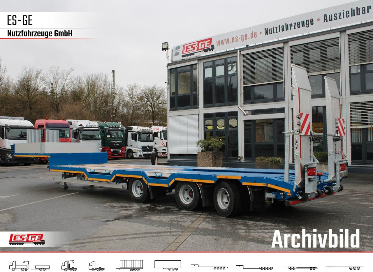 ES-GE 3-Achs-Satteltieflader - Radmulden - Semi-remorque surbaissé: photos 1 ES-GE 3-Achs-Satteltieflader - Radmulden - Semi-remorque surbaissé: photos 1