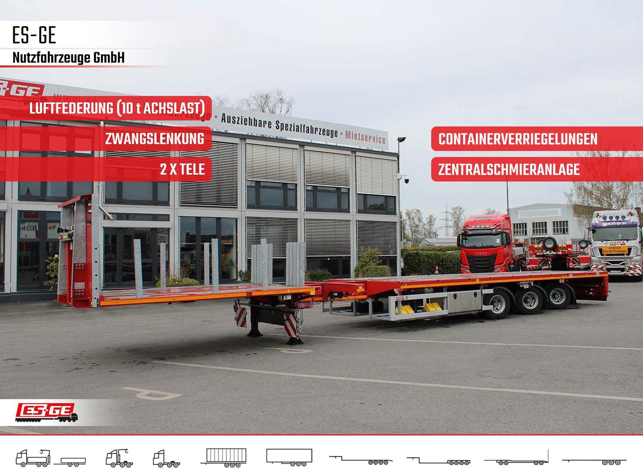 Faymonville Telemax Megatrailer - doppelt teleskopierbar - Semi-remorque plateau: photos 1 Faymonville Telemax Megatrailer - doppelt teleskopierbar - Semi-remorque plateau: photos 1