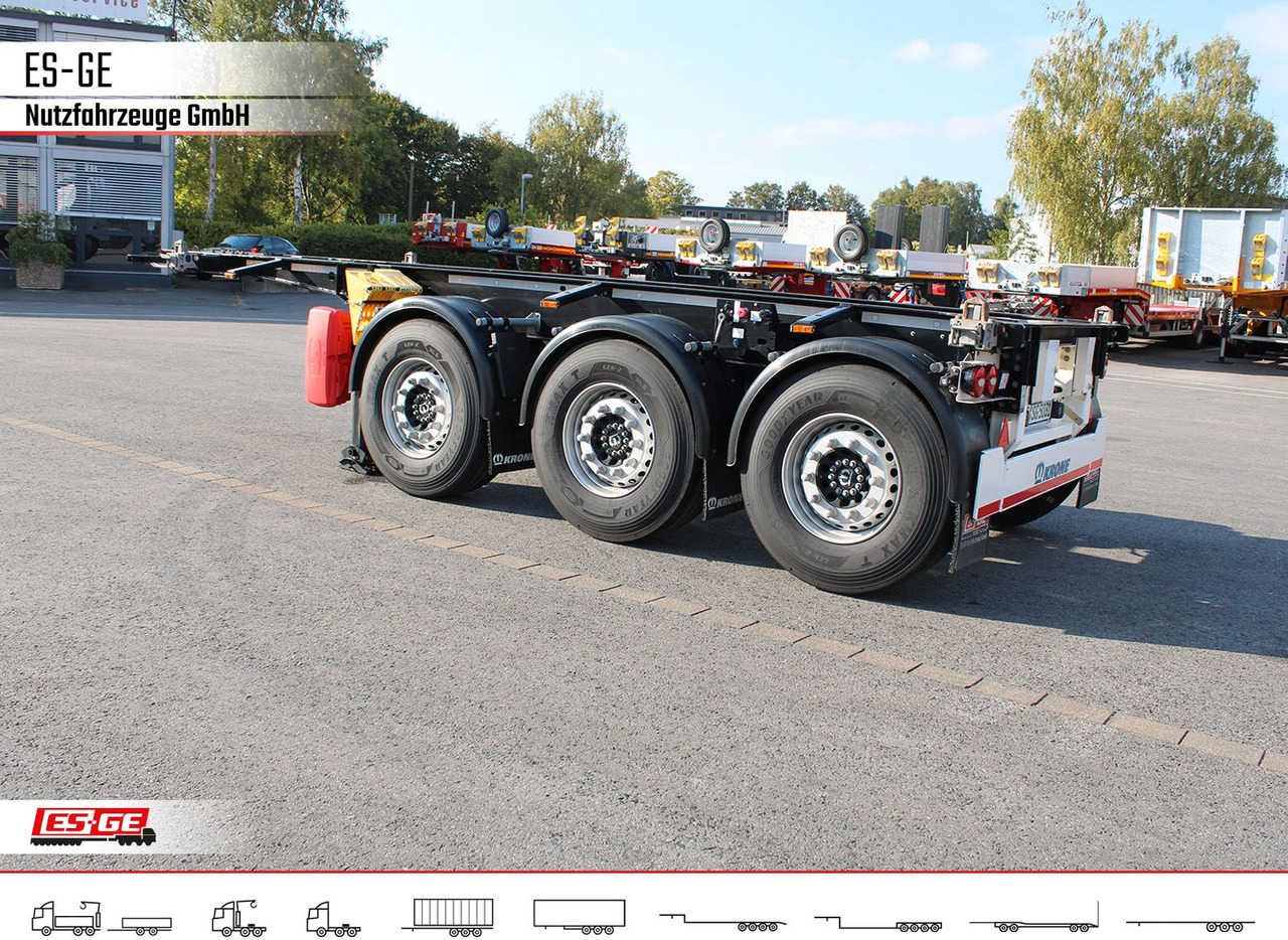 Krone Box Liner 3-Achs-Containerchassis 20' - Semi-remorque porte-conteneur/ Caisse mobile: photos 1 Krone Box Liner 3-Achs-Containerchassis 20' - Semi-remorque porte-conteneur/ Caisse mobile: photos 1