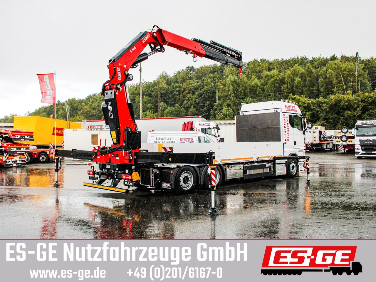 MAN TGX 26.480 6x2-4 LL CH mit Fassi F545RA.2.26 - Camion plateau, Camion grue: photos 4 MAN TGX 26.480 6x2-4 LL CH mit Fassi F545RA.2.26 - Camion plateau, Camion grue: photos 4