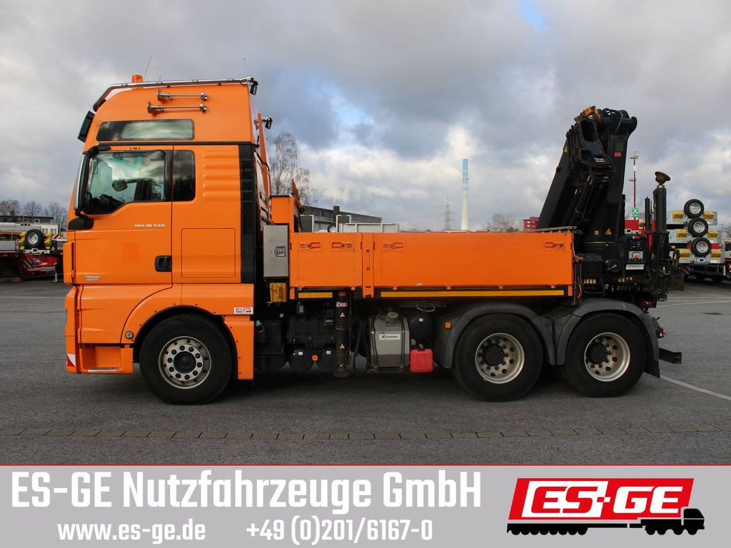 MAN TGX 26.540 + HIABV-Ladekran 477E-4 HIPRO - Camion plateau, Camion grue: photos 5 MAN TGX 26.540 + HIABV-Ladekran 477E-4 HIPRO - Camion plateau, Camion grue: photos 5