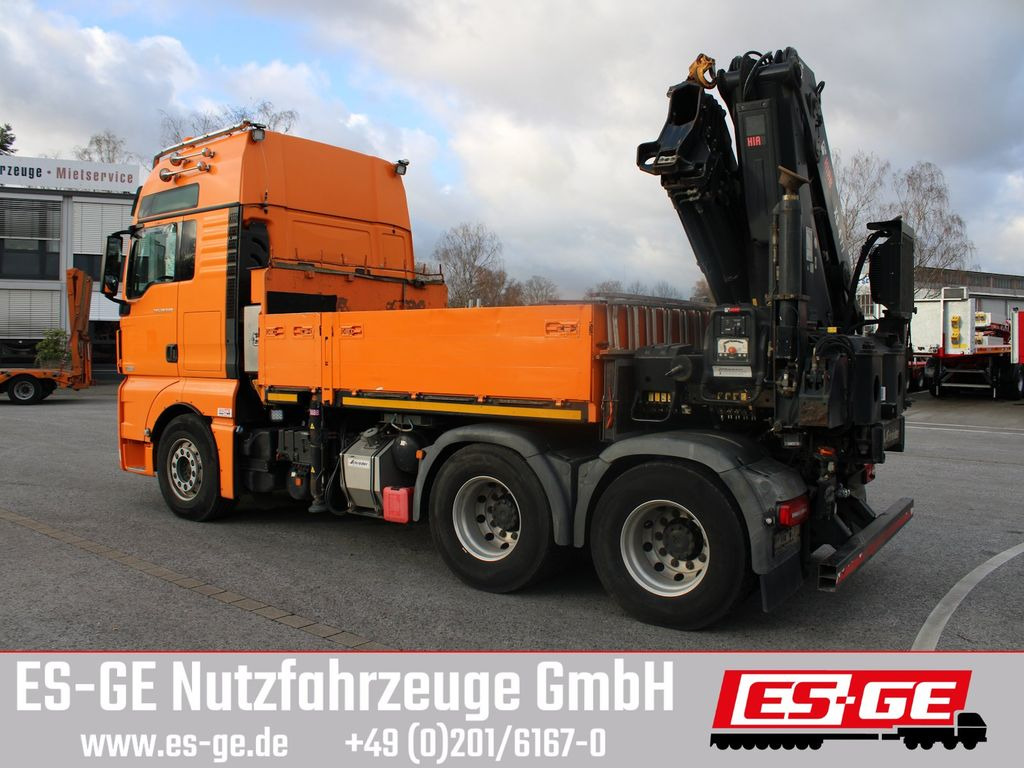 MAN TGX 26.540 + HIABV-Ladekran 477E-4 HIPRO - Camion plateau, Camion grue: photos 2 MAN TGX 26.540 + HIABV-Ladekran 477E-4 HIPRO - Camion plateau, Camion grue: photos 2