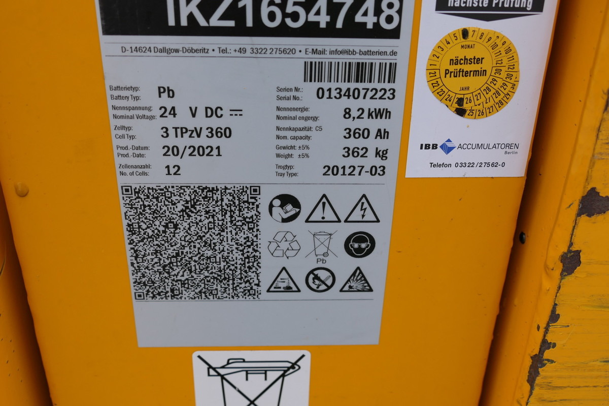 Crédit-bail de JUNGHEINRICH ESE 220 Batterie 20/2021 JUNGHEINRICH ESE 220 Batterie 20/2021: photos 9