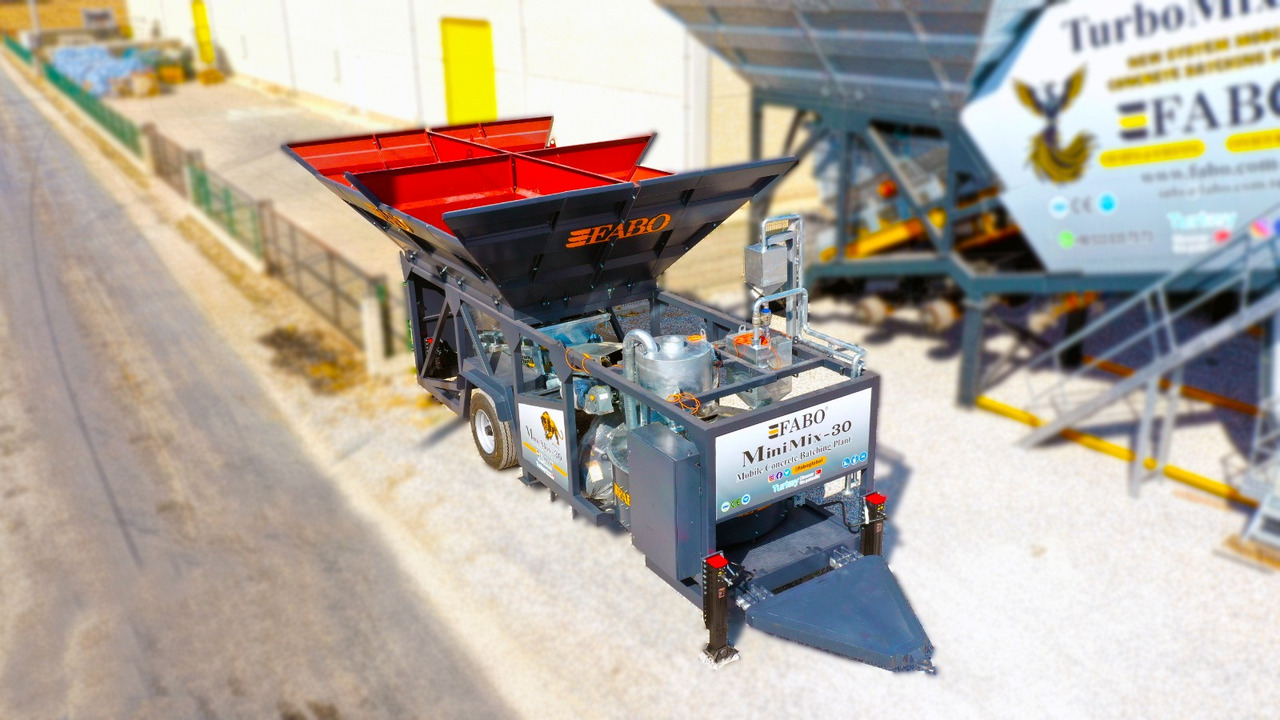 FABO mobile concrete batching plant - Centrale à béton: photos 3 FABO mobile concrete batching plant - Centrale à béton: photos 3