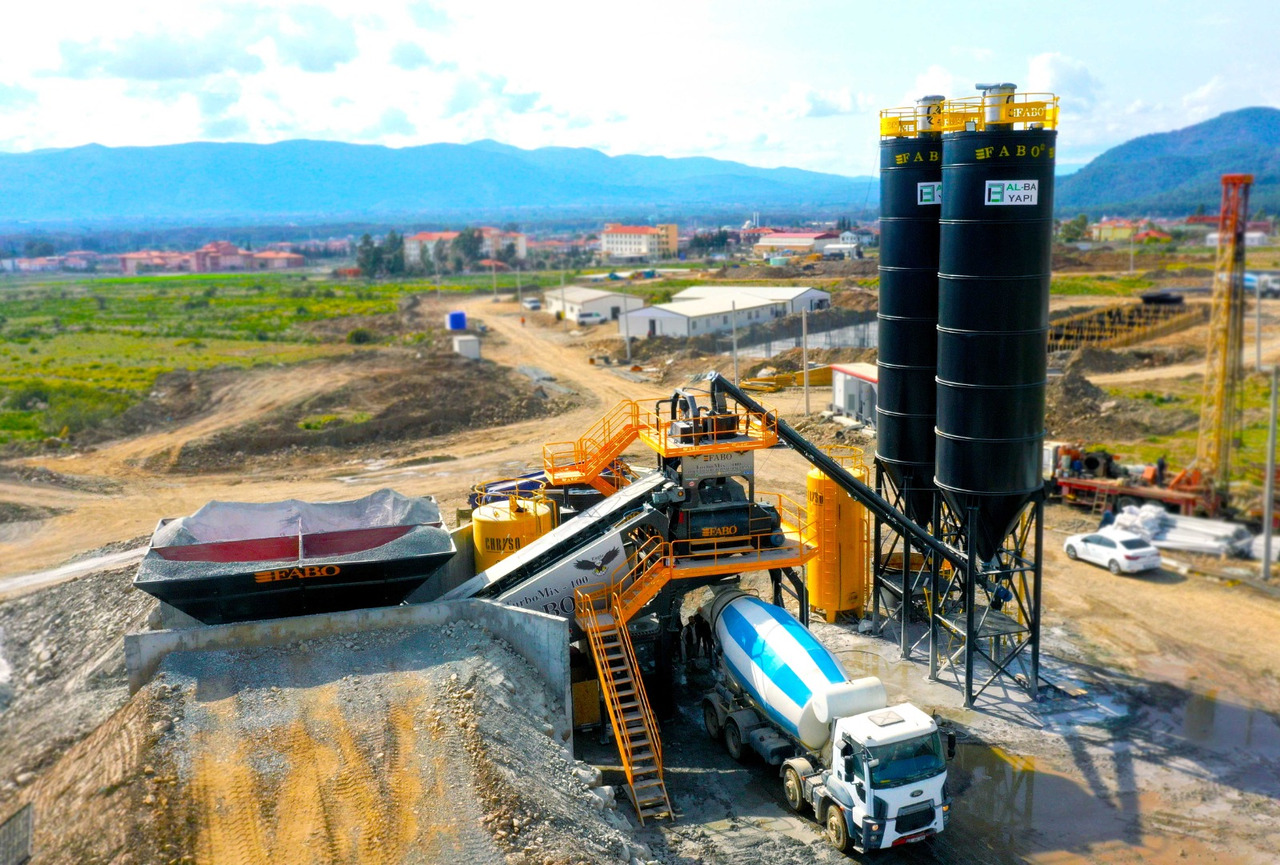 FABO mobile concrete batching plant - Centrale à béton: photos 2 FABO mobile concrete batching plant - Centrale à béton: photos 2