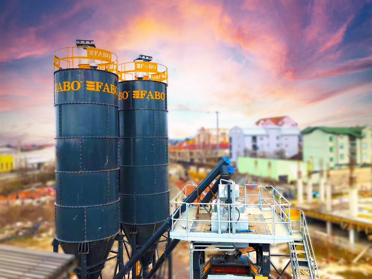 FABO mobile concrete batching plant - Centrale à béton: photos 3 FABO mobile concrete batching plant - Centrale à béton: photos 3