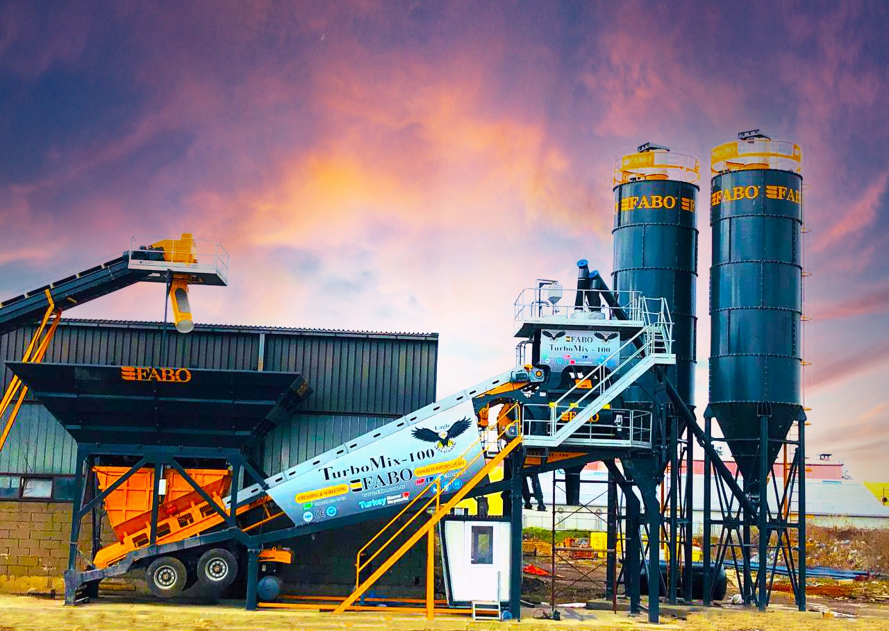 FABO mobile concrete batching plant - Centrale à béton: photos 2 FABO mobile concrete batching plant - Centrale à béton: photos 2