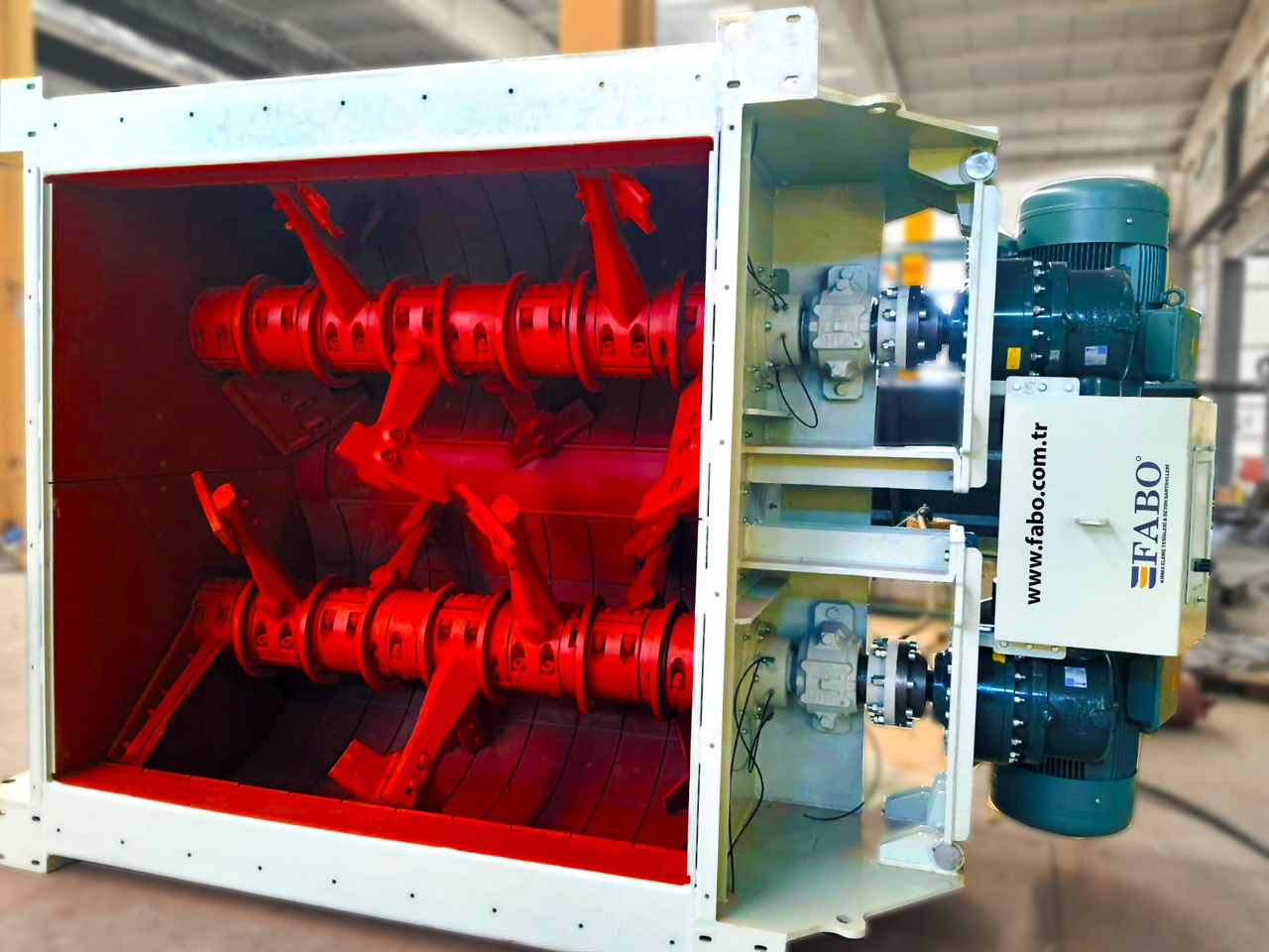 FABO twin shaft mixer - Bétonnière: photos 1 FABO twin shaft mixer - Bétonnière: photos 1