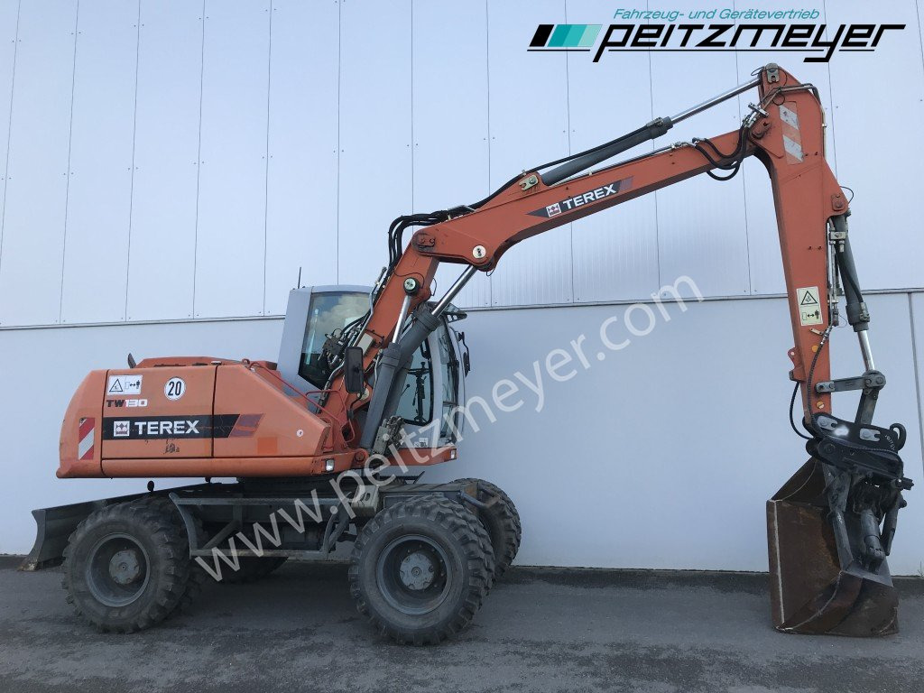 Pelle sur pneus Atlas-Terex Mobilbagger TW 130 MS 10 + Schwenklöffel: photos 7