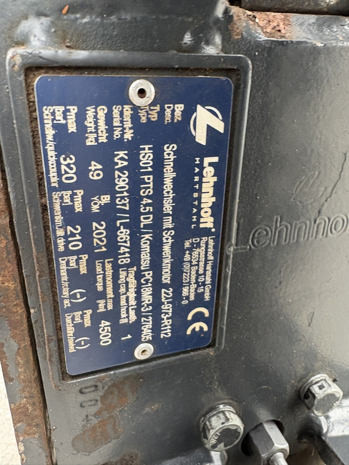 Mini pelle KOMATSU MINIBAGGER PC 16 R-3HS Powertilt 20,40,100 Löffel: photos 25 Mini pelle KOMATSU MINIBAGGER PC 16 R-3HS Powertilt 20,40,100 Löffel: photos 25