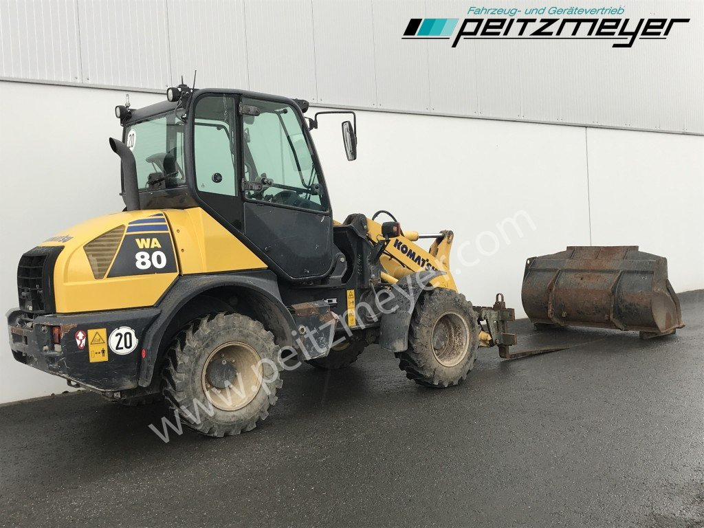 Komatsu RADLADER WA 80-6 Palettengabel und Standardschaufel - Chargeuse sur pneus: photos 3 Komatsu RADLADER WA 80-6 Palettengabel und Standardschaufel - Chargeuse sur pneus: photos 3