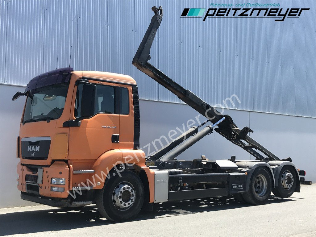 MAN TGS 26.440 BL6x2 Meiller RK 2070 mit Lenkachse - Camion ampliroll: photos 1 MAN TGS 26.440 BL6x2 Meiller RK 2070 mit Lenkachse - Camion ampliroll: photos 1
