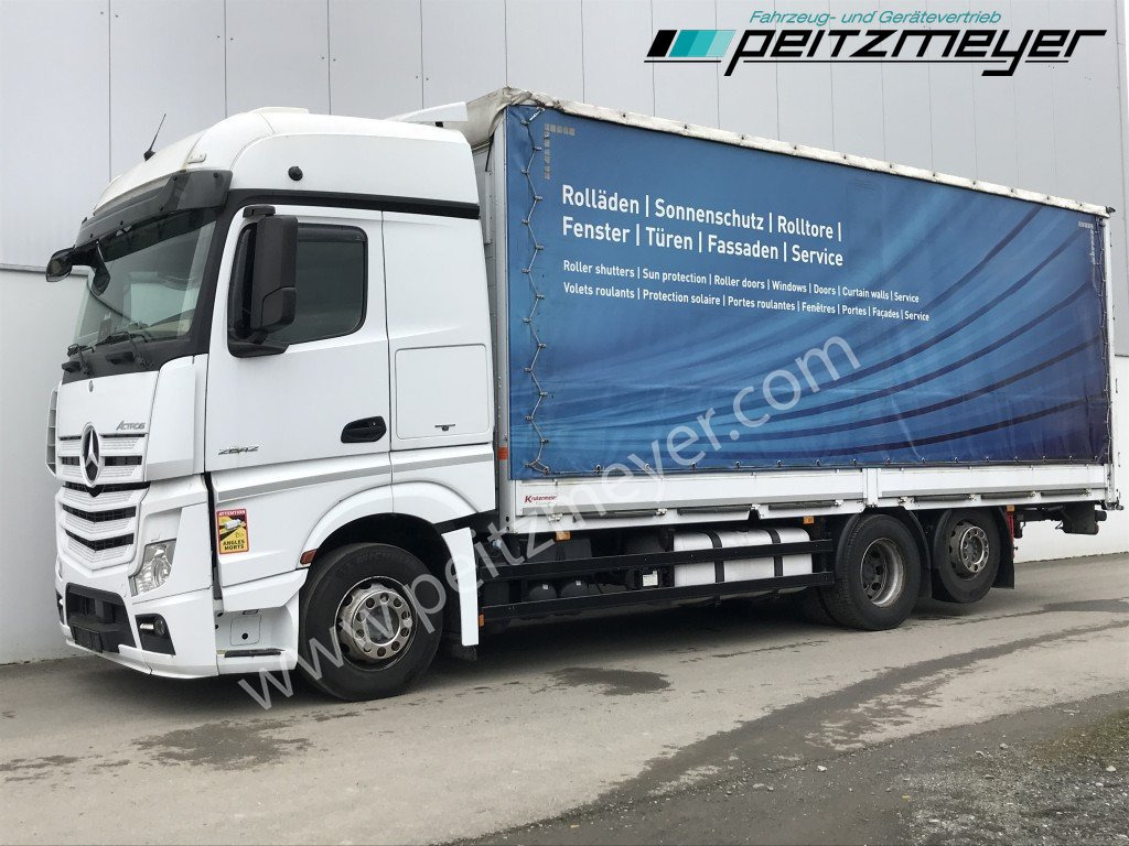 MERCEDES-BENZ Actros 2542 LL Pritsche, EU 6, Klima, Standklima, - Camion à rideaux coulissants: photos 2 MERCEDES-BENZ Actros 2542 LL Pritsche, EU 6, Klima, Standklima, - Camion à rideaux coulissants: photos 2